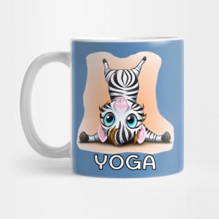 Zebra Doing Yoga - Time to Get Your Zen On! Mug